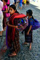 Maya People in Antigua, Guatemala