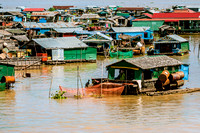 Floating Village on Tonle Sap Lake, Cambodia