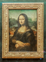 Mona Lisa paint in Louvre, Paris, France
