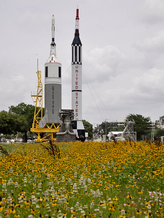 Rockets in Johnson Space Center, Houston, Texas