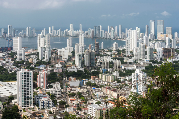 City skyline of Cartagena