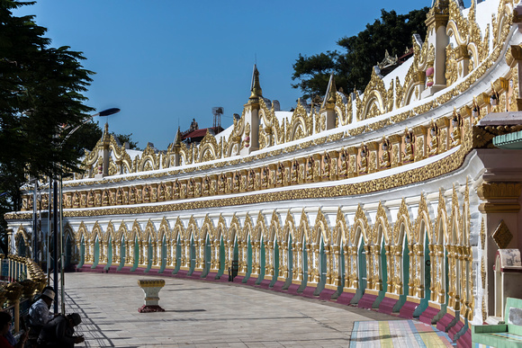 Umin Thonse Pagoda in Sagaing, Myanmar