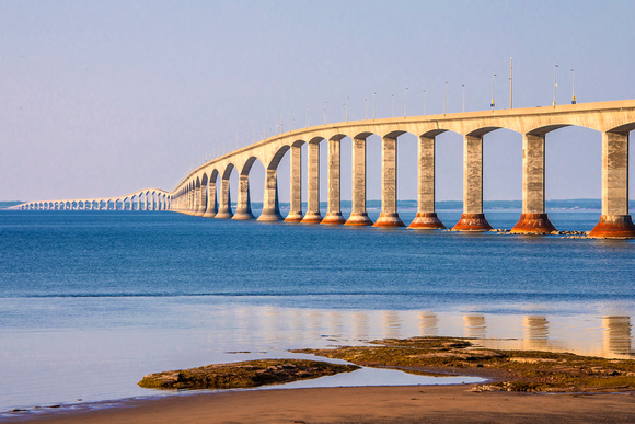 The bridge connecting New Brunswick (NB) and Prince Edward Island (PEI), Canada