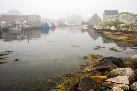Fishing village, Nova Scotia, Canada