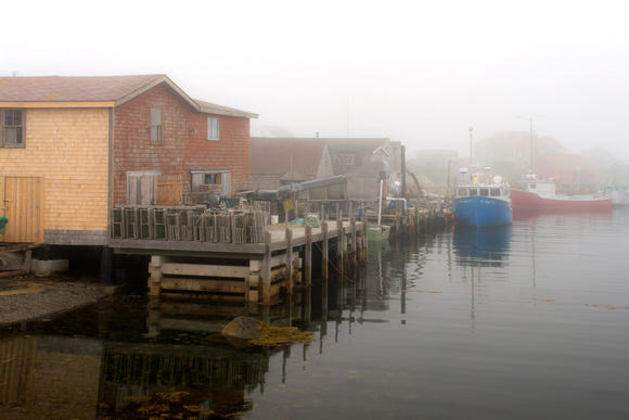 Fishing village, Nova Scotia, Canada