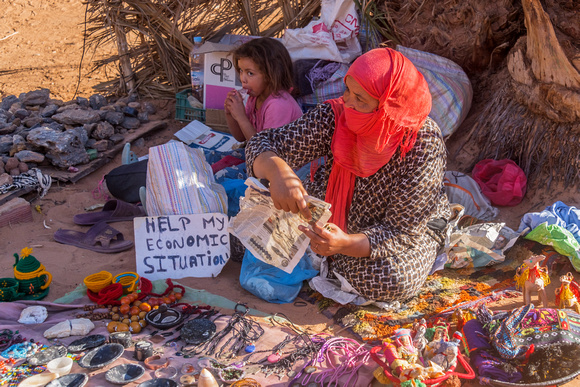 Gift shop in Sahara Desert, Morocco