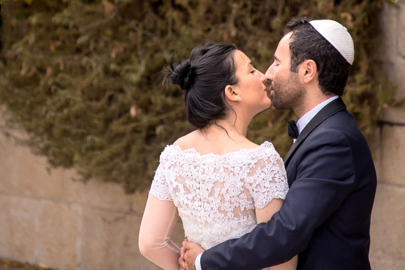 A couple in Jerusalem, Isreal