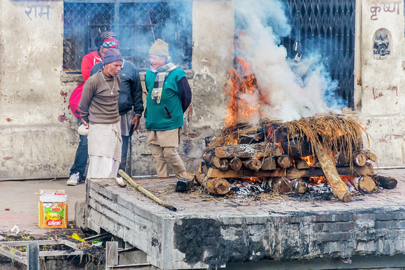 Cremation, Kathmandu, Nepal