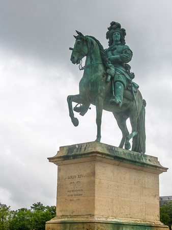 Louis XIV statue at Versailles, France