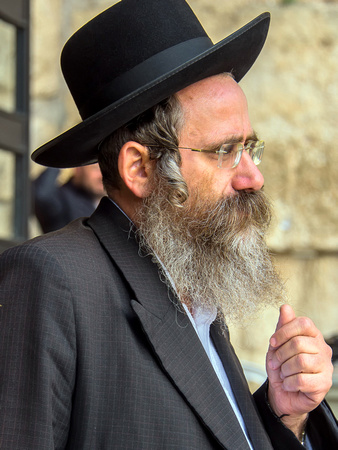 A jew in Jerusalem, Israel