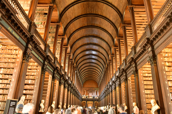 Trinity College library, Long Room , Dublin