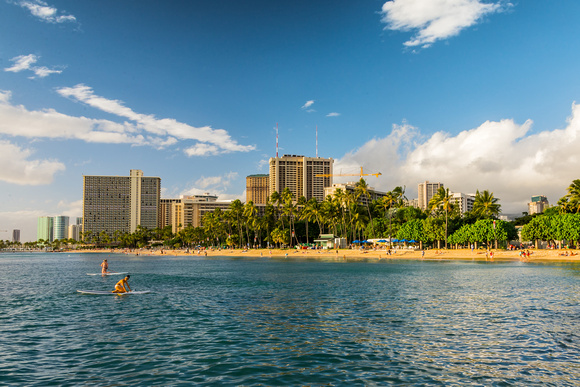 Waikiki Beach, Honolulu, O'ahu, Hawaii