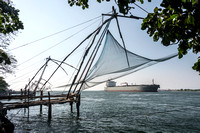 Chinese fishing net in Cochin, India