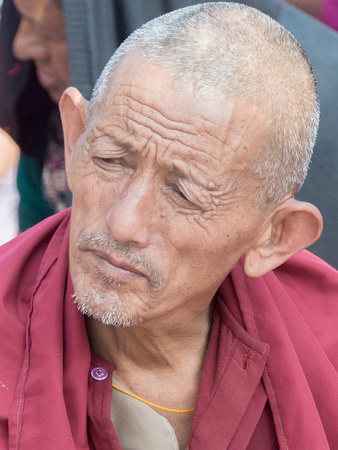 A Tibetan monk in Kathmandu, Nepal