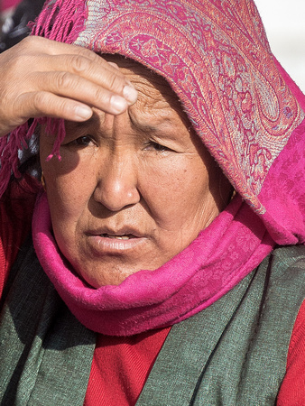 A Tibetan woman in Kathmandu, Nepal