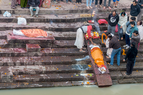 Cremation Ceremony in Kathmandu, Nepal