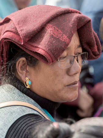 A Tibetan woman in Kathmandu, Nepal