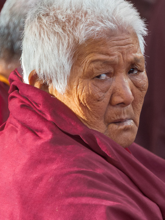 A Tibetan monk in Kathmandu, Nepal