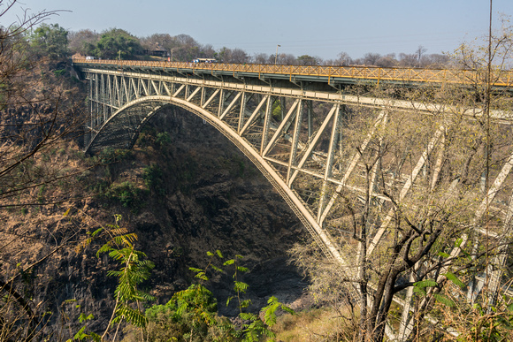 The bridge between Zambia and Zimbabwe