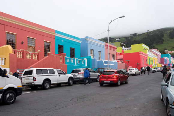 Colorful Houses in Cape Town, South Africa