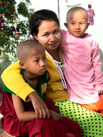 Young Buddhist Nuns in Mandalay, Myanmar