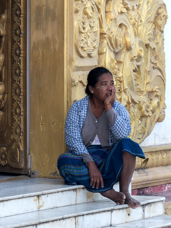 Royal Palace in Madalay, Myanmar