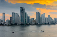City skyline of Cartagena