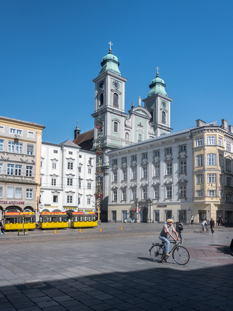 The main square in Linz