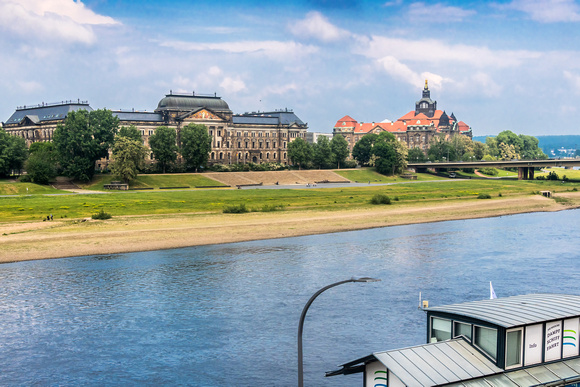 River Elbe in Dresden, Germany