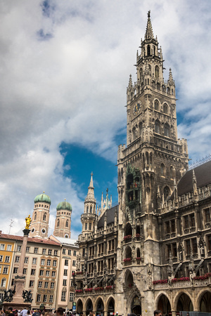 The New Town Hall in Munich