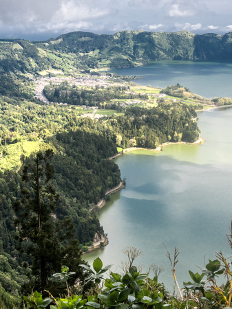 Green and Blue Lakes of the Sete Cidades Massif