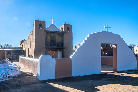 Church in Taos Pueblo, NM